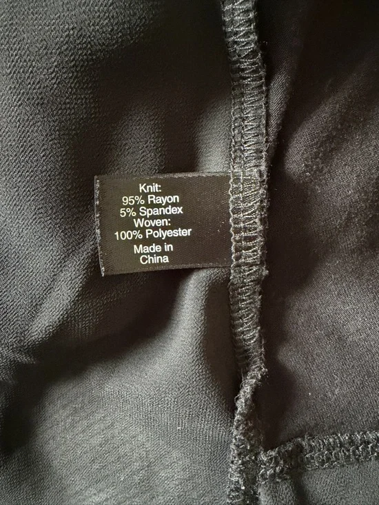 Lane Bryant Black Draped Open-Front Cardigan - Picture 4 of 4